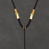 Cuerda de Collar Tejida a Mano Hombres y Mujeres Cordón para Colgante de Cuello Oro Brújulas de los Ocho Tesoros Colgante con Cuerda Cuerda para Colgante