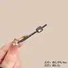 Presilha de Cabelo com Strass 2026 Novo Modelo Presilha Reta de Alta Qualidade Super Apertada Antiderrapante Presilha Lateral Presilha para Franja