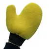 Guantes de Garra de Oso de Terciopelo de Coral Doble Cara Felpa para Coche Guantes para Limpiar el Coche Fibra Fina Absorbente Limpieza Guantes de Terciopelo de Coral