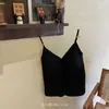 Nuevo Estilo Francés de Verano Sin Marcas Tirantes Lencería Sexy para Mujer Todo Fósforo Pieza Única Sujetador Top Base con Almohadilla en el Pecho Chaleco