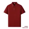 Camisa POLO para hombre ropa de trabajo hecha a medida lyocell mercerizado verano antibacteriana cuello camisero manga corta camiseta camisa publicitaria con estampado de logotipo