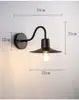 Lámpara de Pared para Entrada Exterior Americana Lámpara de Balcón Retro Lámpara de Pared Villa Jardín Accesorios de Iluminación LED para Exteriores Estilo Europeo y Americano