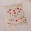 Adesivos de Unha Coração para Hot Stamping Tensor M527 Gelatina Estilo Doce Ins Estrela Explosiva Adesivos de Unha