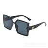 Lentes de Sol Cuadrados de Montura Grande para Mujeres con Rostros Redondos, Adelgazantes y Protectores del Sol, Estilo Coreano de Alta Gama, Lentes de Sol Modernos con una Tendencia Nacional