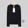 Lulu Mesmo Estilo 1.0 Camiseta Esportiva de Manga Longa para Yoga Secagem Rápida Gola Redonda Yoga Corrida Fitness Slim Fit Top para Mulheres