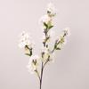 Buquê Chinês de Flor de Cerejeira Artificial Transfronteiriço de 3 Pontas Tecido de Seda de Alta Qualidade Sala de Estar Fotografia Flor de Cerejeira Flor Artificial Atacado