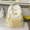 Nova Mochila Estilo Ins Academy Leve Bonita para Alunos do Ensino Fundamental e Médio Doce Casual Alta Aparência Mochila