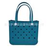 Bolsa de Playa EVA Nueva para Viajes Transfronterizos Cesta de Almacenamiento Bolsa de Almacenamiento Grande Bolsa con Agujeros Bolso de Mano DIY