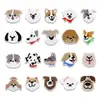 Parches de Tela Bordados Autoadhesivos Qiansheng con Patrón de Perro de Dibujos Animados Lindos para Ropa, Bolsos, Fundas de Teléfono, Decoración DIY
