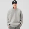 Maple House Roupa Masculina / Tricô Pulôver com Gola Alta Masculino Japonês Retrô Casaco Suéter Outono e Inverno Novo Solto Pesado
