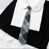 [Qingye] Camisa de Uniforme JK Japonesa Corbata Gente Perezosa Estilo Universitario Libre Pajarita de Estudiante Pareja Femenina
