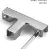 Conector de Esquina de Vidrio en Forma de L Accesorios de Refuerzo para Bordes de Vidrio de 90 Grados