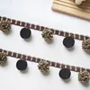 Accesorios de Encaje para Cortinas Suministros Estilo Celebridad de Internet Borla de Piña Lado Francés Borde Vertical Borde Inferior Accesorios para Cojines de Sofá Adornos