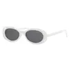 Novos Óculos de Sol Raine com Armação Oval Transfronteiriça Personalizada Flor de Camélia Vazada Estilo Gatinho Retrô Óculos de Sol Estilo Ins