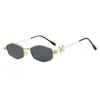 Gafas de Sol Irregulares Poligonales Kedun Modelo Nuevo 2025 para Mujeres con Rostros Redondos, Estilo de Alta Gama