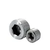 Tengxin Plug de Aço Inoxidável 304 Rosca Externa Sextavado Interno Cabeça de Tubo de Rosca Externa Tampa de Passa-Muro 4 Pontos 6 Pontos