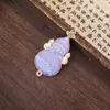 Novo Ornamento Pendente de Bordado Dupla Face de Abóbora e Cavalo em Brocado Song Estilo Chinês DIY Pulseira Pingente Acabado Acessório Venda por Atacado