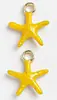 [Série Oceano] Contas de Estrela-do-Mar em Liga Metálica, Contas Soltas, Contas Espaçadoras, Pingentes, Pulseira DIY, Colar, Acessórios para Joias