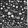 Manta multifuncional, dibujada a mano, en blanco y negro, para uso doméstico, adecuada para siestas, venta al por mayor, con dibujos lineales, diseños casuales, DIY y creativos