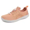 Tênis Esportivos de Cruzamento para Pés Largos para Homens e Mulheres, Sapatos de Malha Fly-Knit de Verão, Sapatos Minimalistas (Barefoot), Tamanhos Grandes Largos e Estreitos, Em Estoque, Preto, Azul Escuro