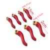 5 pendientes de pimienta de acero inoxidable, colgante de gota de aceite, accesorios para collar DIY, accesorios para el cabello, llaves al por mayor