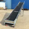 Cinta Transportadora Cerrada para Materiales a Granel, Cinta Transportadora a Prueba de Fugas para Grano, Arena, Grava y Alimento, Metabo Ajustable y Plegable
