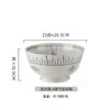 Conjunto de Louças Cerâmicas para Restaurante Japonês Tigelas de Arroz de 6 polegadas Conjunto de 8 Peças de Tigelas e Pratos Japoneses Conjunto Completo de Pratos e Tigelas para Cozinha