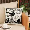 Fundas de Almohada de Halloween Transfronterizas, Cojines para Sofá, Cojines para Coche, Cojines para Respaldo de Cama, Cojines para Cama de Dormitorio Universitario