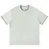 Producto Nuevo de Primavera y Verano: Camiseta de Algodón Merceizado Suave como la Seda de Color Liso con Cuello Redondo, Paquete de 50 Piezas, con Impresión de Logo Personalizado y Borde del Cuello en Contraste para un Look Casual
