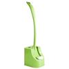 Set de Escobilla de Baño de Plástico con Base Estilo Japonés Creativo Mango Largo Sin Ángulo Muerto Escobilla Limpiadora de Inodoro
