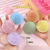 Peine de goma elástica multi-especificación al por mayor, peine de dibujos animados lindo macaron, peine de masaje para cabello liso, peine para peinar cabello, suministro directo del fabricante