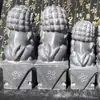 En stock Adornos de Paisaje del Patio del León de Piedra León de Bluestone para Plaza de Jardín León de Piedra León de Piedra León de Piedra León de Piedra en la Puerta del Templo