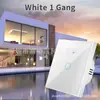 Panel Tuya Rf433 Estándar Europeo Un Solo Cero Fuego Universal Wifi Bluetooth Control Remoto Inteligente Tipo Interruptor de Vidrio Templado 86