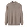 Suéter de cachemira pura para hombre, nuevo jersey de cuello alto, jersey de cuello alto, jersey de base joven engrosado de color sólido, de otoño e invierno.