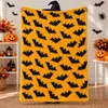 Manta de Flanela de Halloween Comércio Exterior Transfronteiriço Amazon Xiyin Manta Mais Vendida Confortável e Macia Manta de Sofá