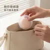 Esponja de Pulgar Transparente de Plástico para Polvos de Maquillaje Caja Portátil a Prueba de Polvo Caja para Clasificar Cuentas Caja de Almacenamiento para Accesorios de Pedrería para Uñas