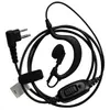 Compatible con Auriculares para Walkie-Talkie, Cable de Auricular para Teléfono Intercomunicador, Tipo Orejera Universal con Conector K/M Antinterferencia