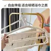 Perchero telescópico plegable triangular para uso doméstico, antideslizante, puede colgar toallas, toallas de baño, sábanas, fundas de edredón y es a prueba de viento
