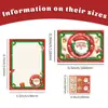 Novo Papel de Carta de Natal da Amazon Cartão de Cumprimentos Carta Manuscrita Bênção Presente de Natal Saco de Envelope Transfronteiriço Atacado