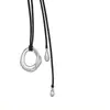 Nuevo Colgante de Anillo Condensado Estilo Chino Collar Largo Ambiente de Lujo Ligero Estilo Maduro Textura Moda Collar Largo para Mujeres
