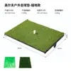 Tapete de Prática de Golfe Base de Ferro para Golfe Interno e Externo Feedback de Swing e Auxiliar de Treinamento Tapete de Batida