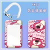 Set de Tarjetas de Dibujos Animados Cordón Retráctil Tarjeta de Repartidor para Estudiantes Oso Fresa Control de Acceso al Metro Tarjeta de Trabajo para Hombres y Mujeres Set de Tarjetas de Comida