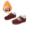 Zapatos Gump de lana auténtica 2026 invierno nuevos deportivos Zapatos de entrenamiento alemanes para mujer casuales de felpa zapatos sencillos versátiles para mujer