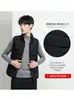 Nuevas chaquetas acolchadas de algodón para otoño e invierno para hombres y mujeres, chalecos de algodón rellenos de plumón, chalecos de cuello alto, ropa de trabajo cálida y opciones de logo personalizadas