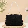 Bolso de Mujer 2026 Nuevo Modelo Bolso con Forma de Concha y Flores para la Noche Bolso Blanco para Vestido de Novia Bolso Personalizado