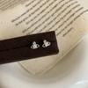 Pendientes de Planeta Pequeño Tridimensional con Sentido del Diseño para Mujer Temperamento Único Elegantes de Moda para Viajar Pendientes Versátiles Pendientes