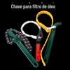 Filtro de óleo grade de óleo chave automóvel filtro de óleo ferramenta ferramenta máquina filtro filtro chave remoção de corrente