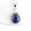 Qingxing Colgante clásico europeo y americano con incrustaciones de circonita en forma de gota de agua, circonita de alta calidad al por mayor, joyería transfronteriza, ventas directas de fábrica