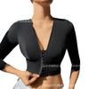 Ropa interior moldeadora de pecho con cafeína para mujer, soporte superior para brazo delgado, ajuste de joroba antiflacidez, moldeador de cuerpo y hombros.