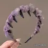 Nueva diadema de alta gama 2026, peine para el cabello estilo Maillard para peinar y arreglar los cabellos sueltos, accesorio para el cabello de uso diario estilo coreano para usar al aire libre